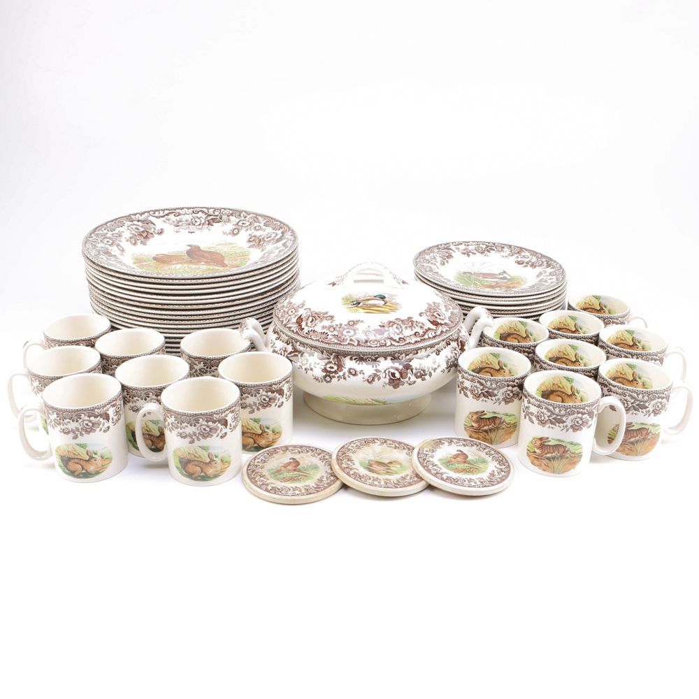 Spode "Woodland" China Set