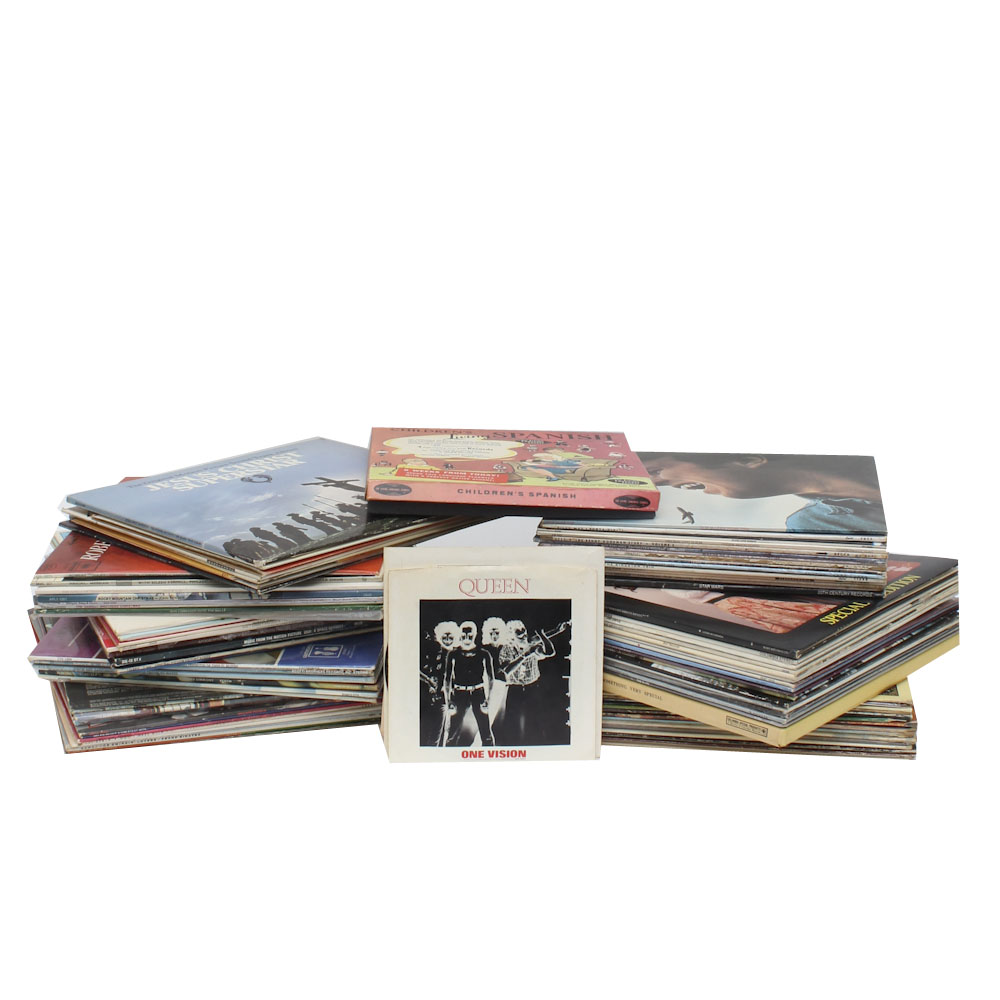 Beatles, Queen, Neil Diamond and Other Vintage Records