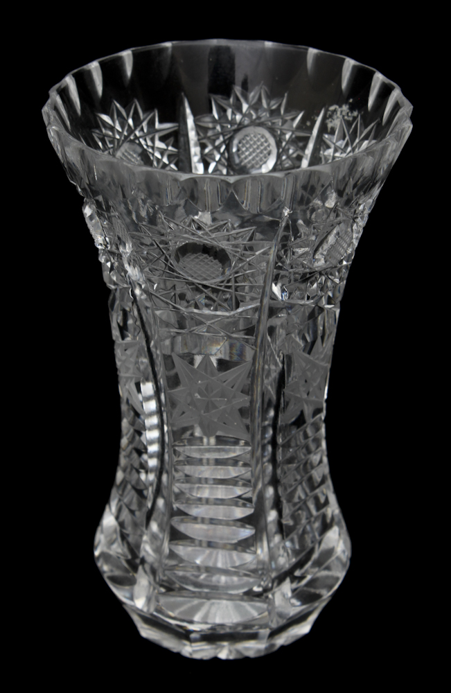 Cut and Pressed Glass Pieces