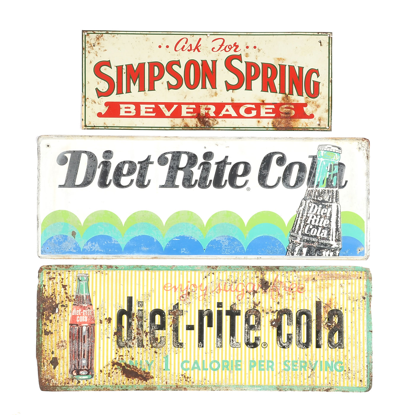 Vintage Cola Advertising Signs