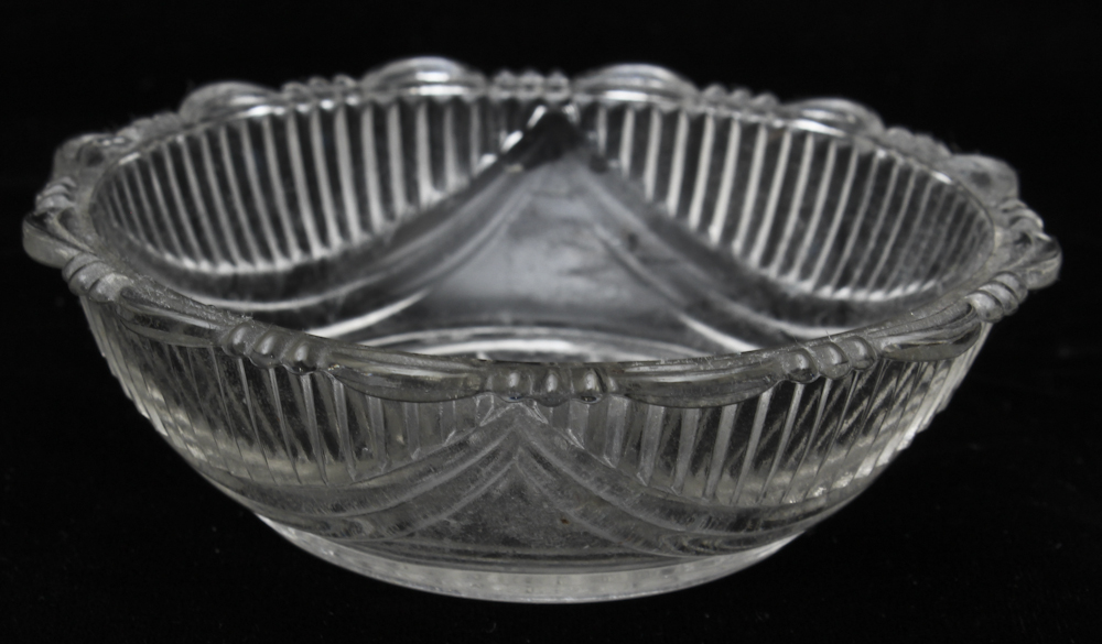 Cut and Pressed Glass Pieces