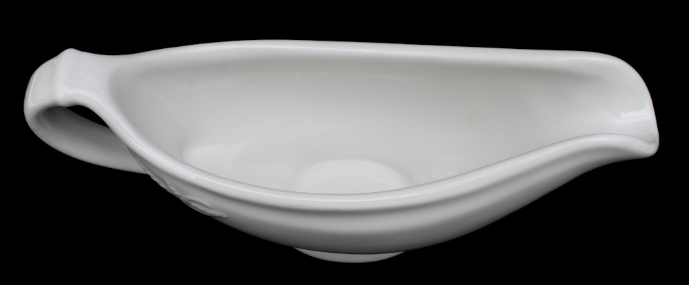 White Ceramic Serving Pieces Featuring Hall