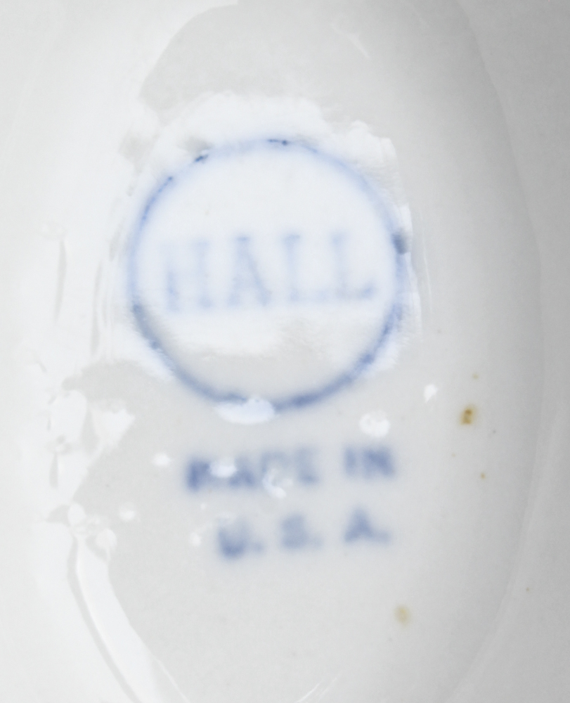 White Ceramic Serving Pieces Featuring Hall