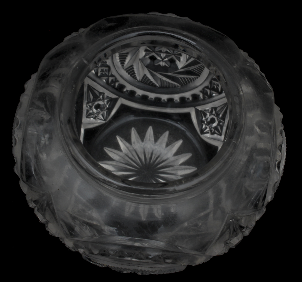 Cut and Pressed Glass Pieces