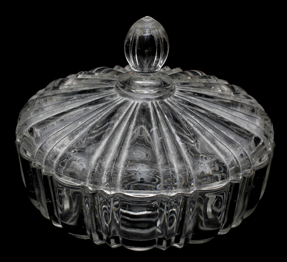 Cut and Pressed Glass Pieces