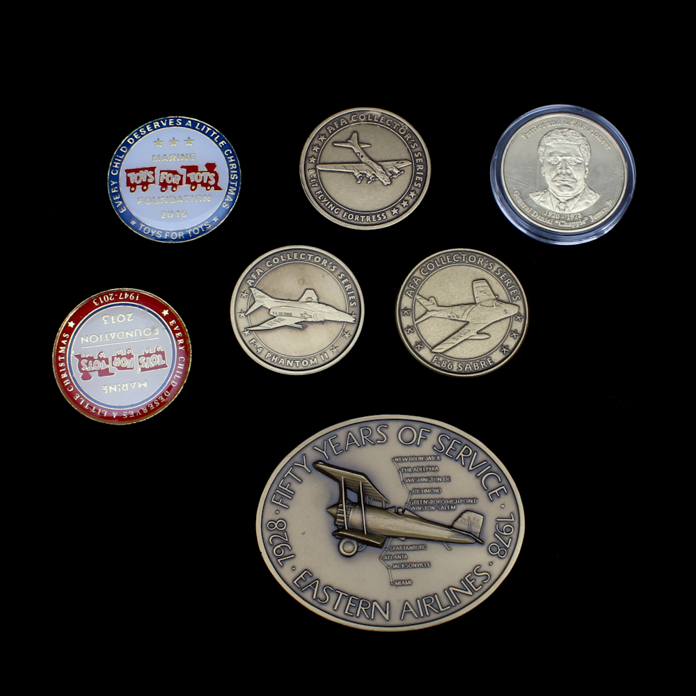 Grouping of United States Military Commemorative Medallions