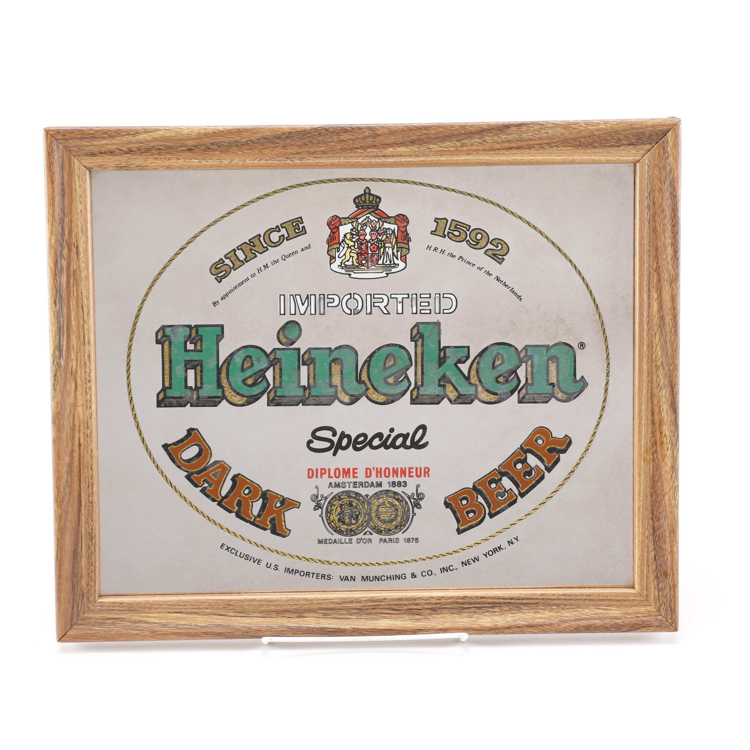 Heineken Beer Mirror