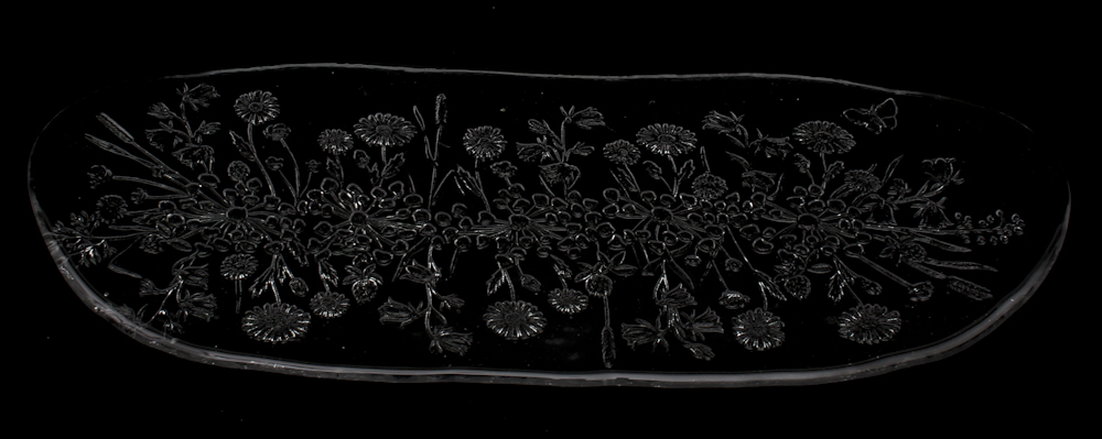 Cut and Pressed Glass Pieces