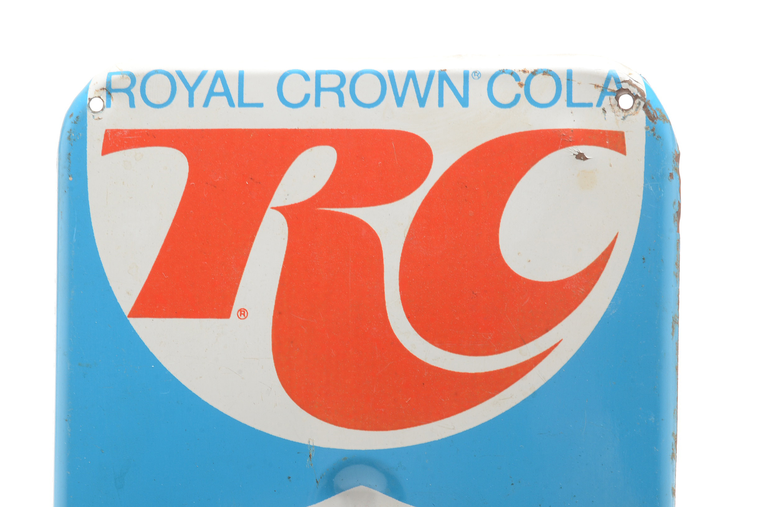 Vintage Royal Crown Cola Thermometer Signs