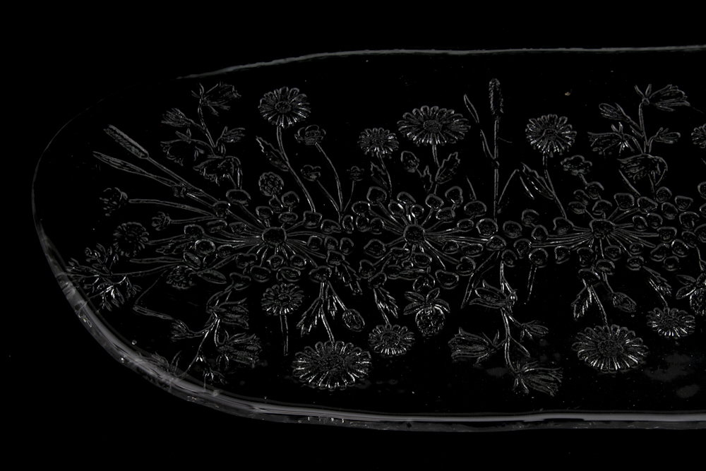 Cut and Pressed Glass Pieces