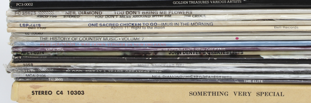 Beatles, Queen, Neil Diamond and Other Vintage Records