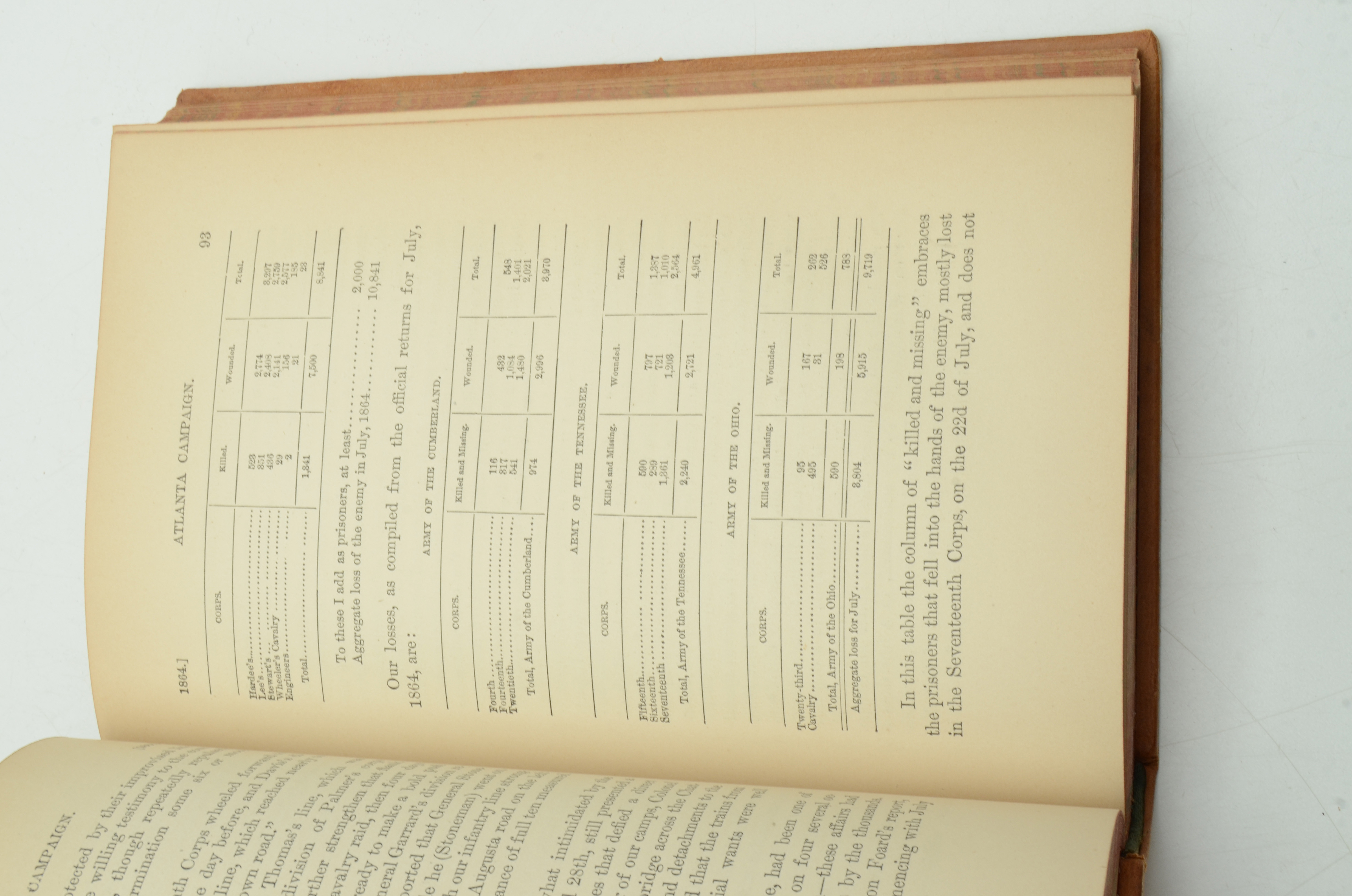 1875 "Memoirs of General Sherman" Two Volume Set