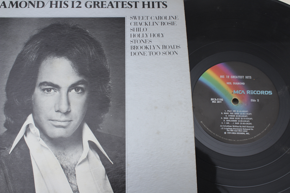Beatles, Queen, Neil Diamond and Other Vintage Records