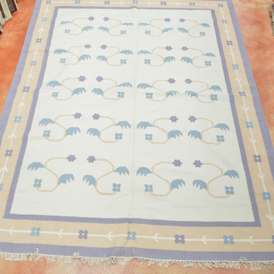 Hand Woven Dhurrie Area Rug