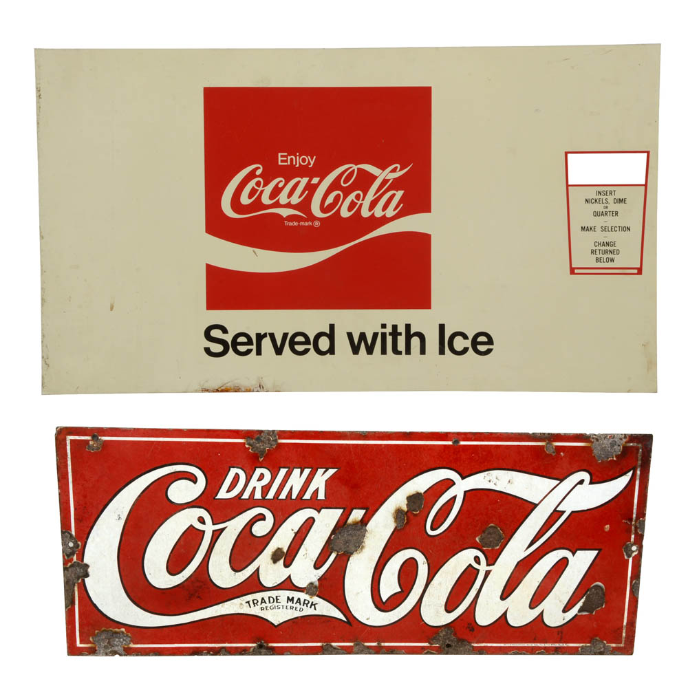 Vintage Coca-Cola Advertising Signs