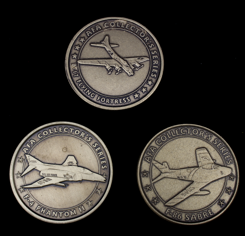 Grouping of United States Military Commemorative Medallions