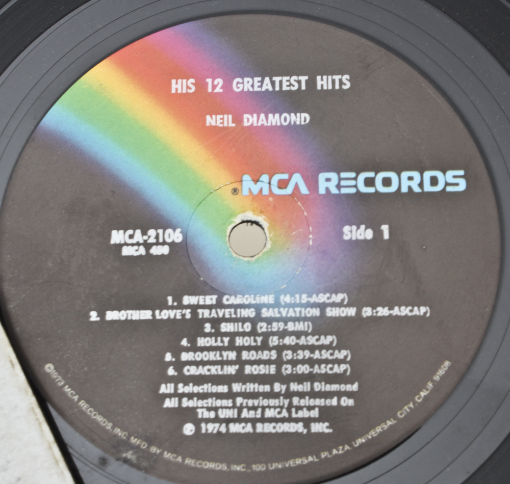 Beatles, Queen, Neil Diamond and Other Vintage Records