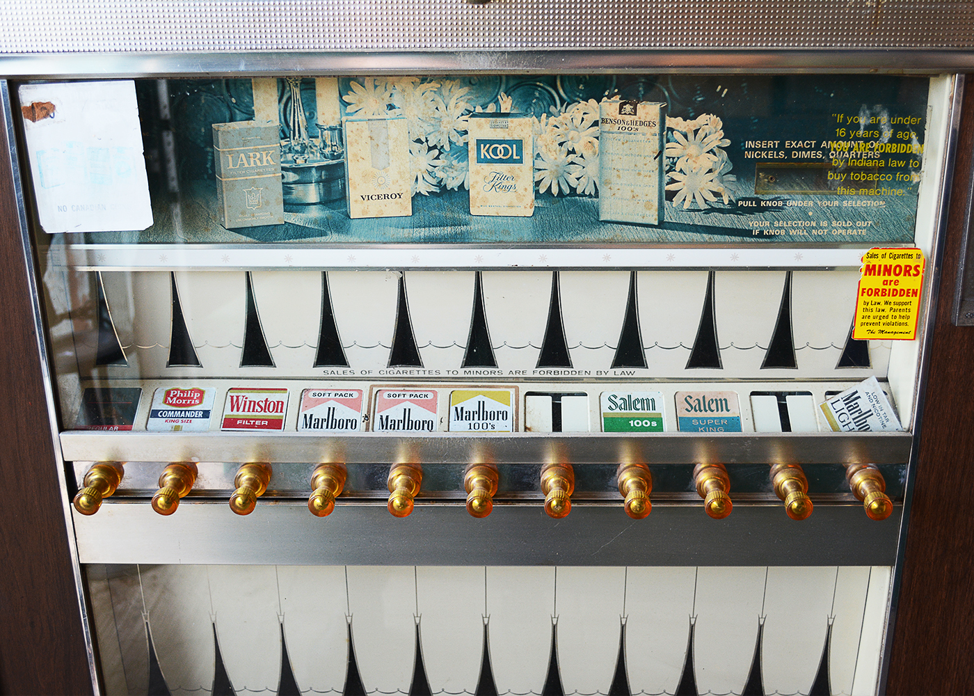 Vintage 1969 National Vendors Cigarette Vending Machine