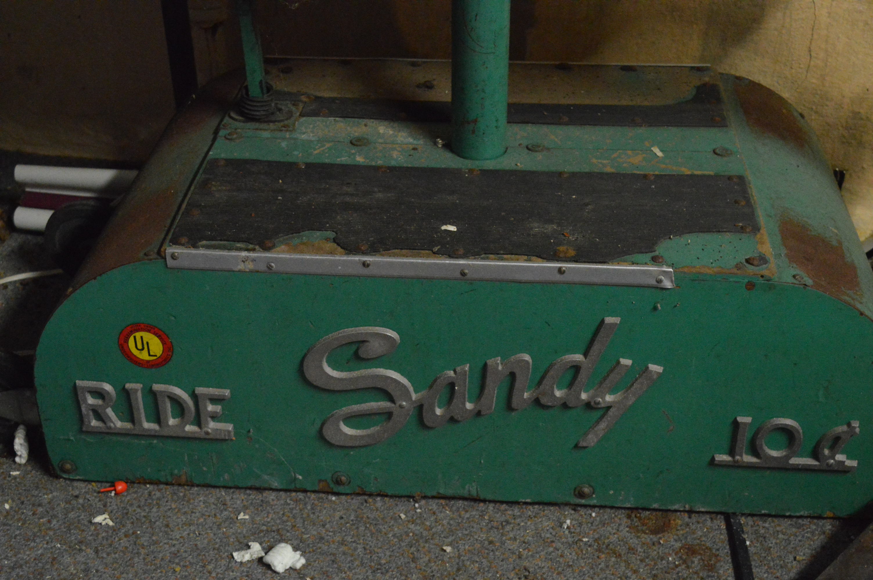 Vintage Metal Arcade Horse Ride "Sandy"