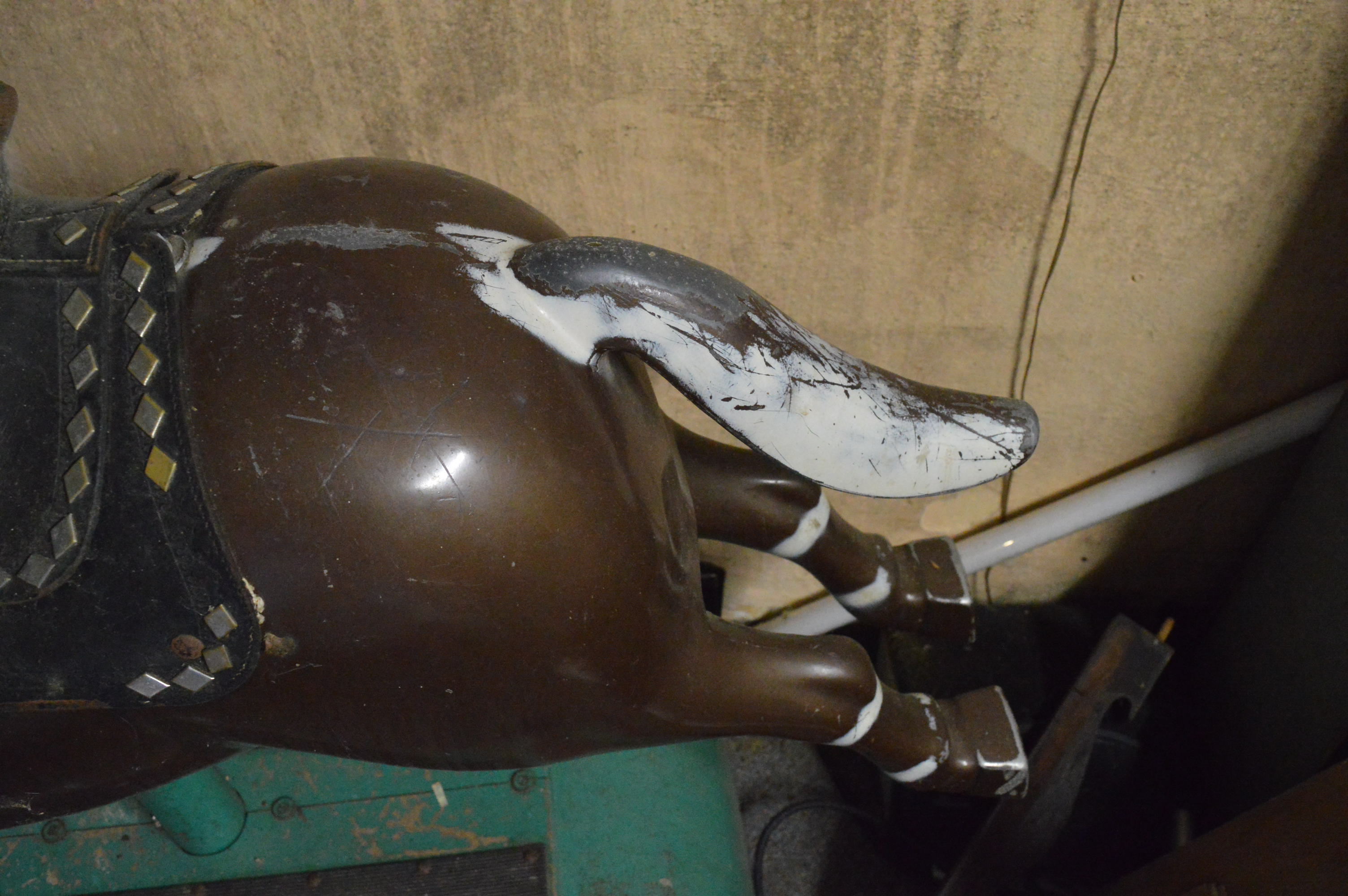 Vintage Metal Arcade Horse Ride "Sandy"