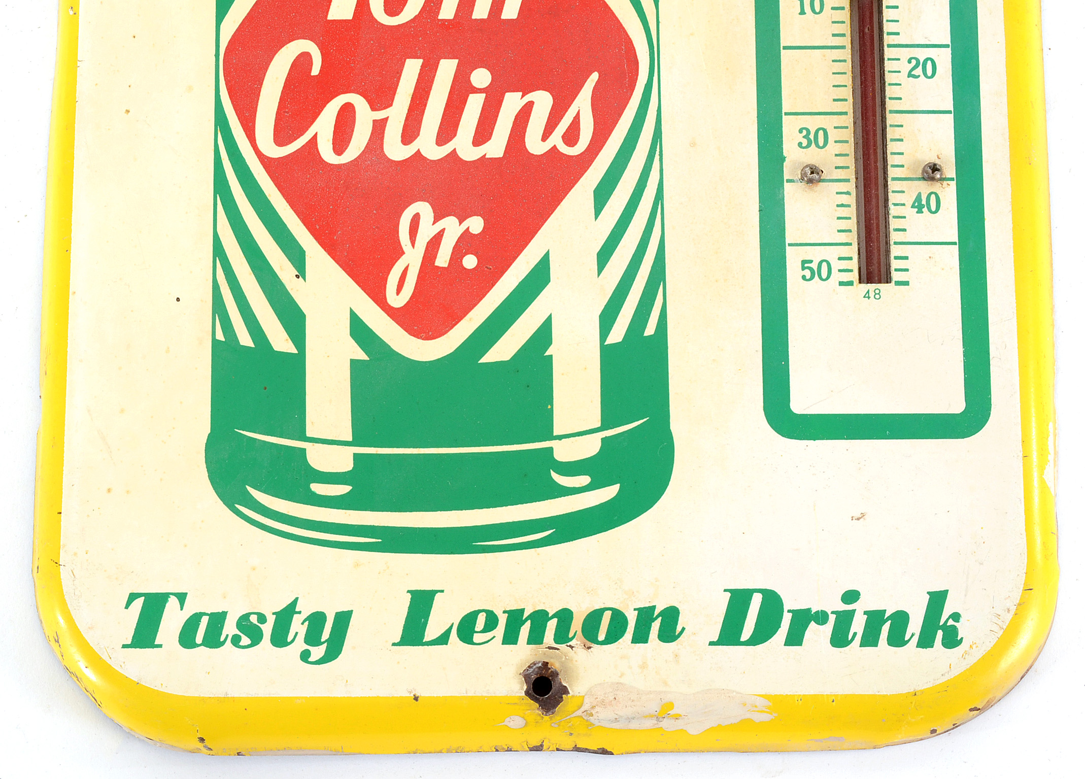 Vintage Soda Pop Advertisement Thermometer Signs