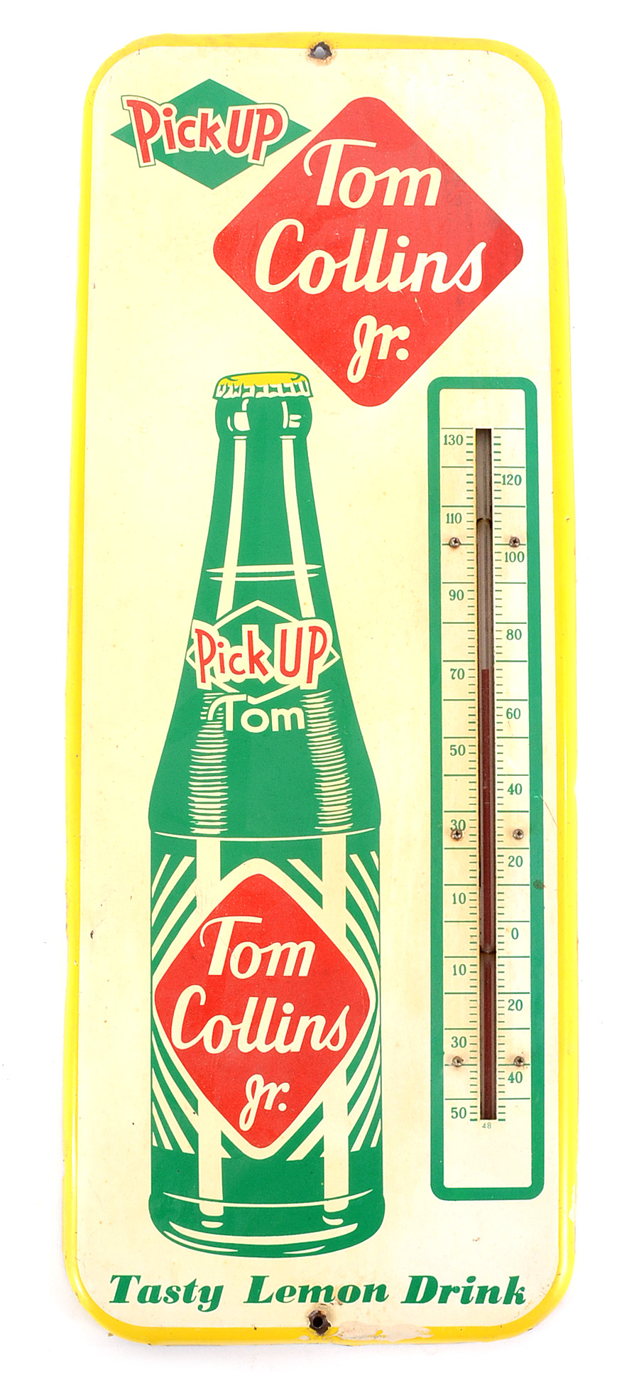 Vintage Soda Pop Advertisement Thermometer Signs