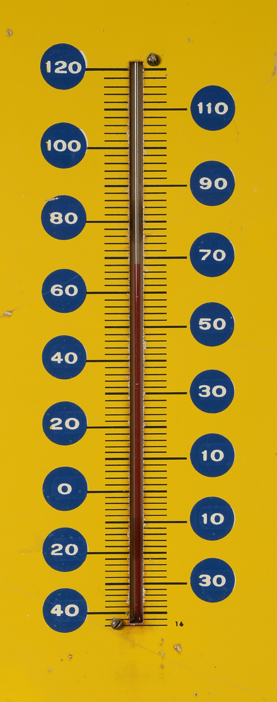 1967 Pepsi-Cola Advertising Metal Thermometer