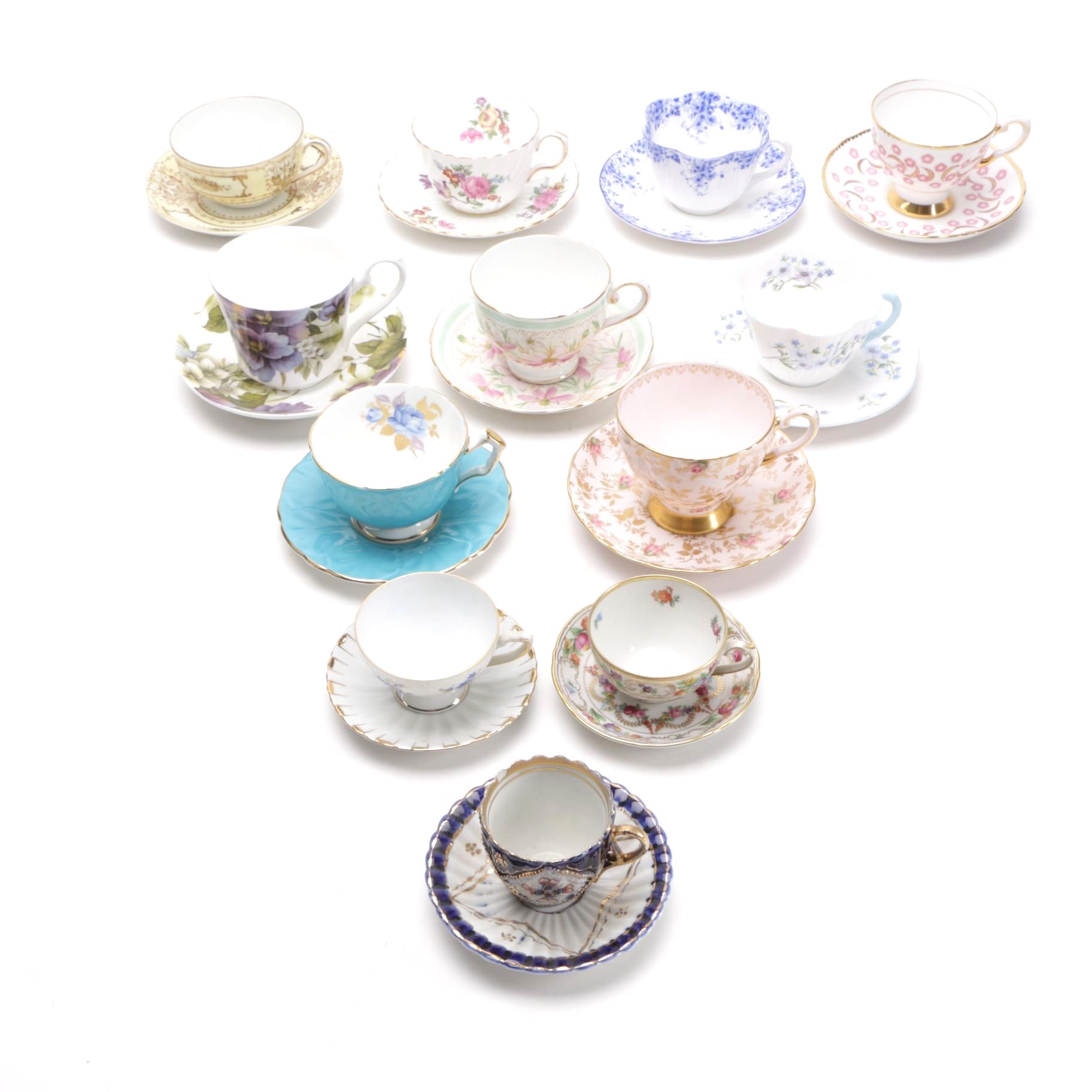 Teacups and Saucers Featuring Nippon