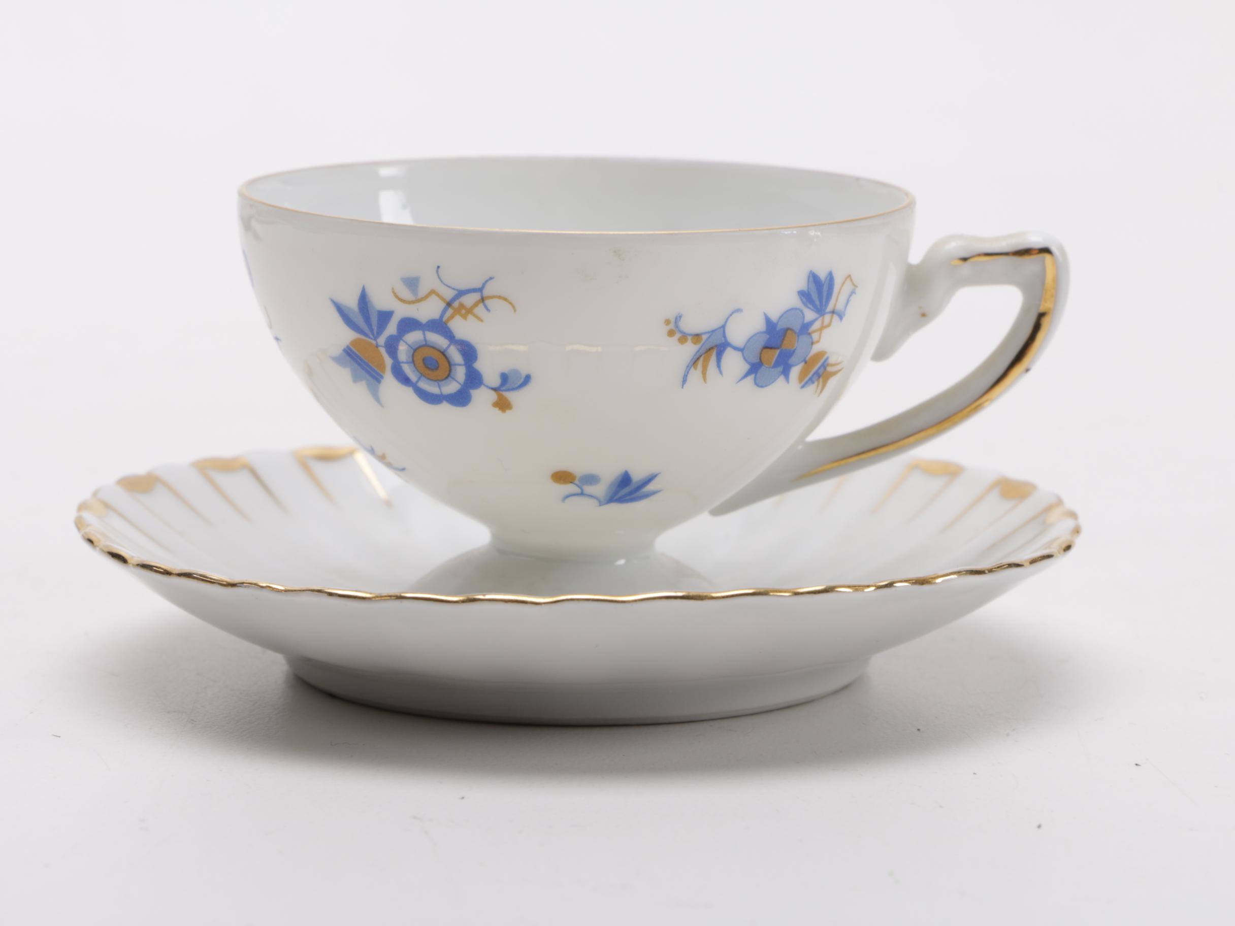 Teacups and Saucers Featuring Nippon