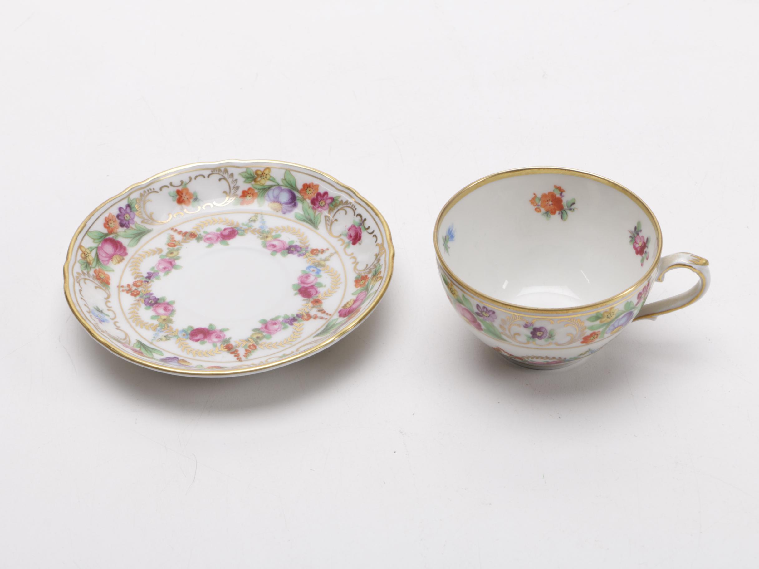 Teacups and Saucers Featuring Nippon