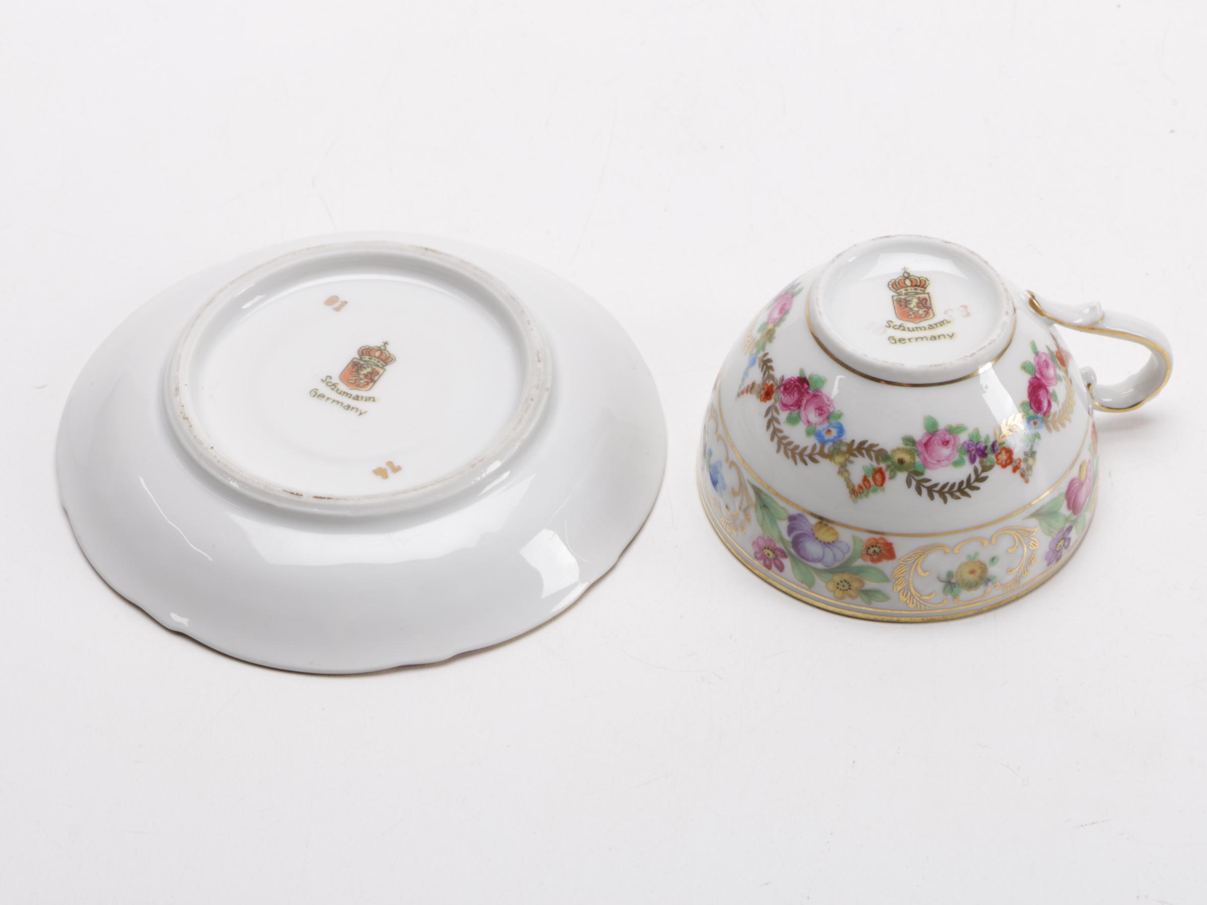 Teacups and Saucers Featuring Nippon