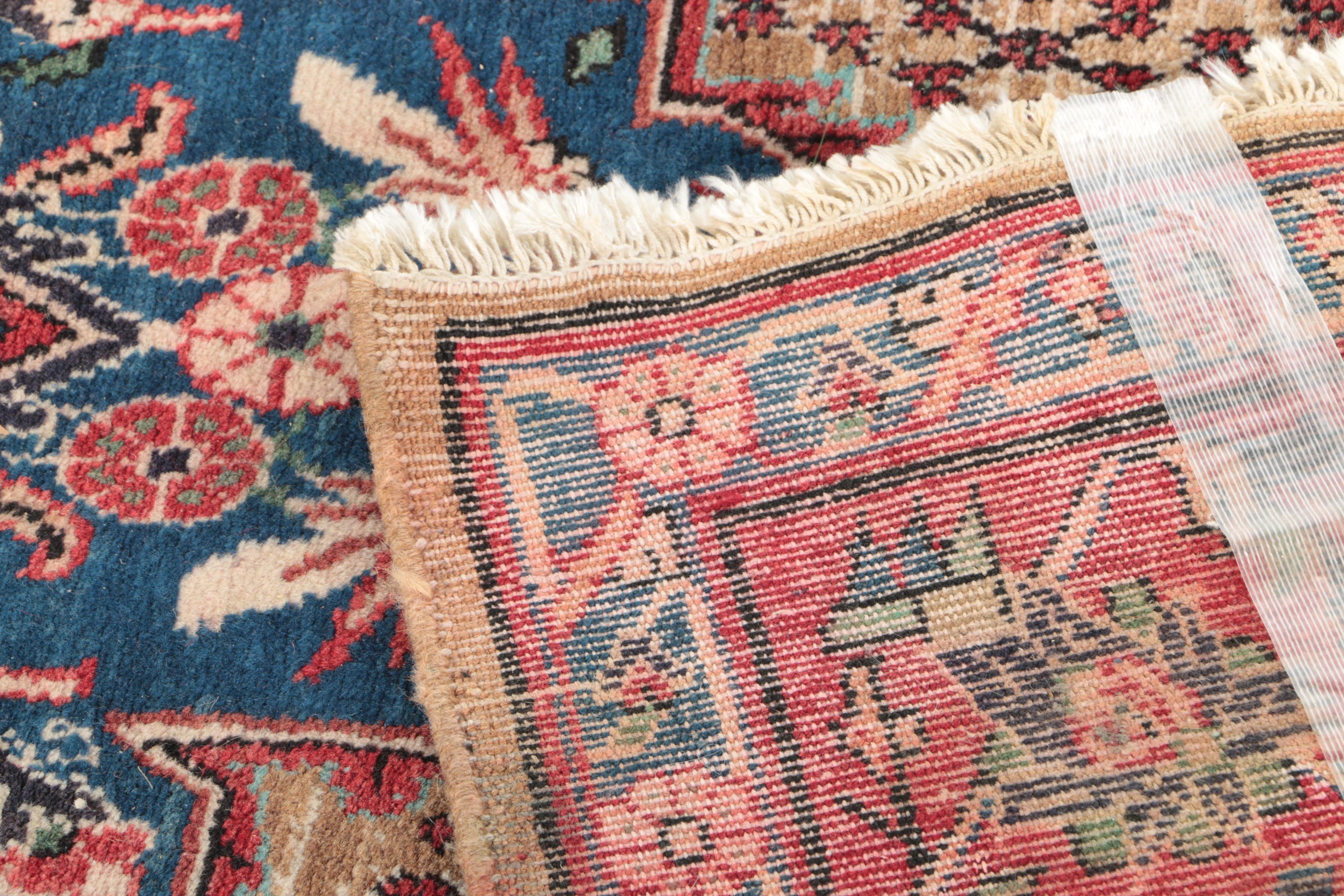 Hand-Knotted Persian Bijar Pictorial Area Rug