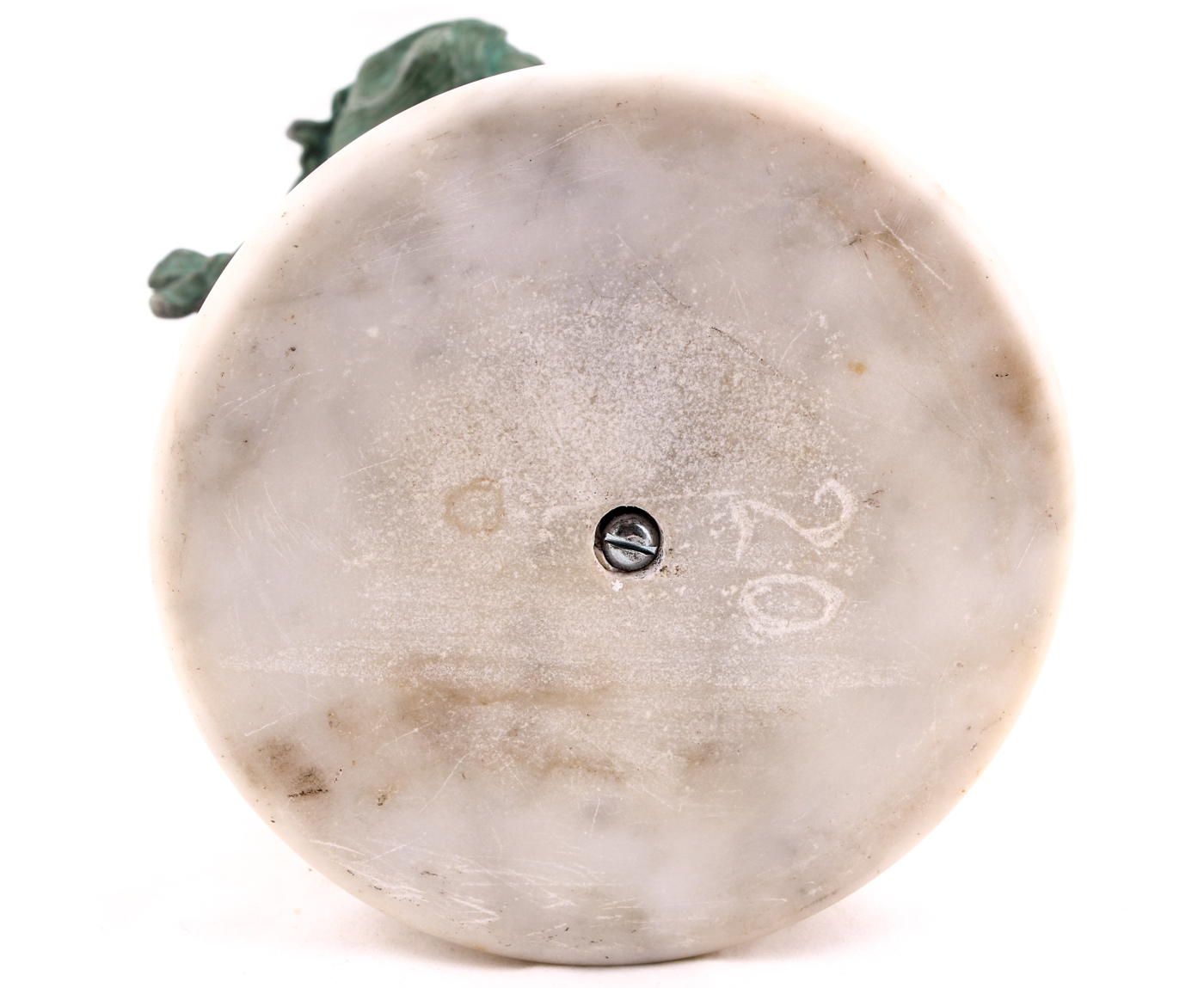 Art Nouveau Metal Bust in the Style of Villanis