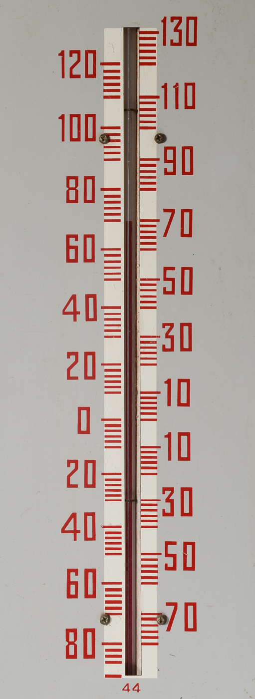 Vintage Royal Crown Metal Sign and Thermometer