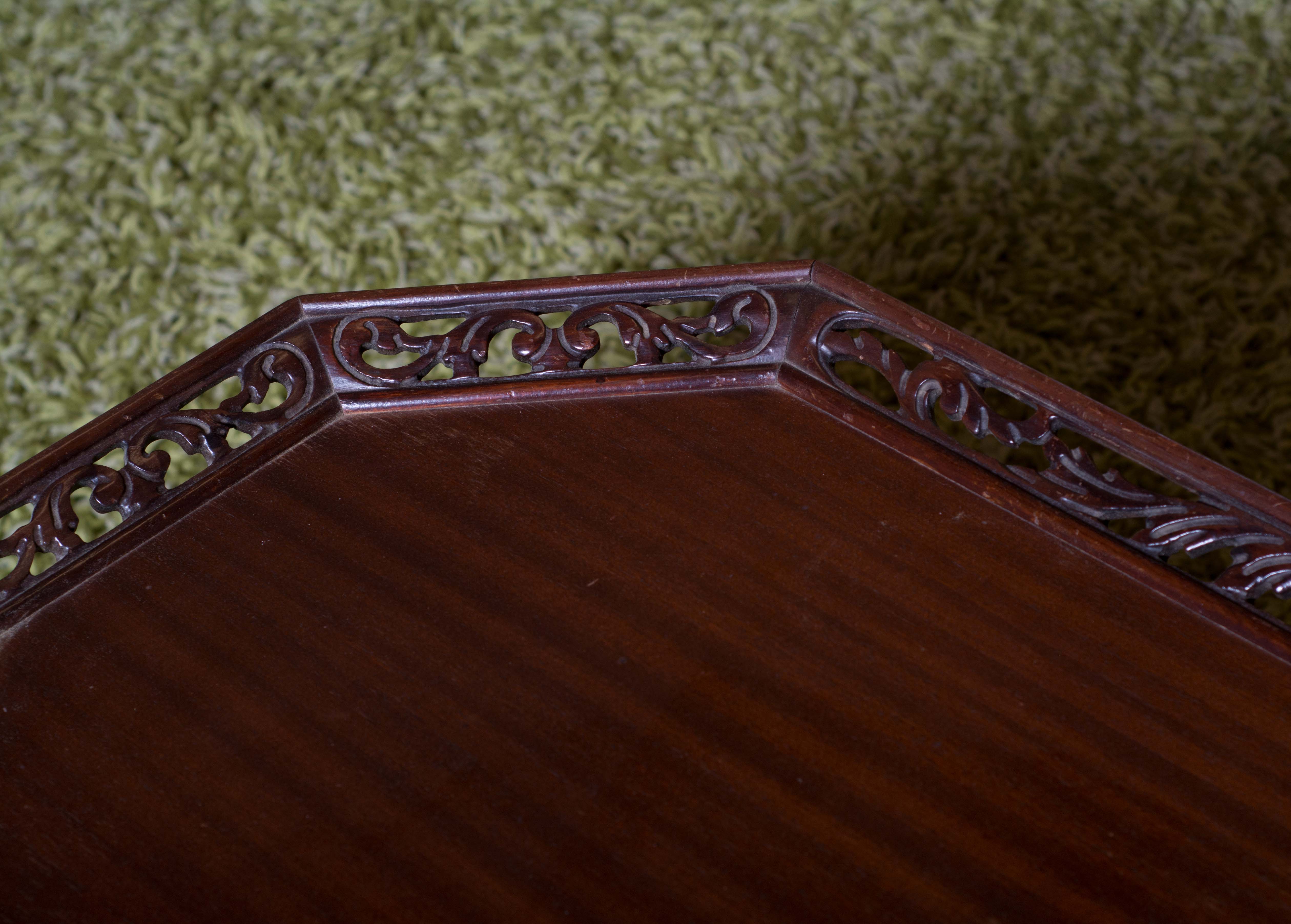 Mahogany Chippendale Style Coffee Table