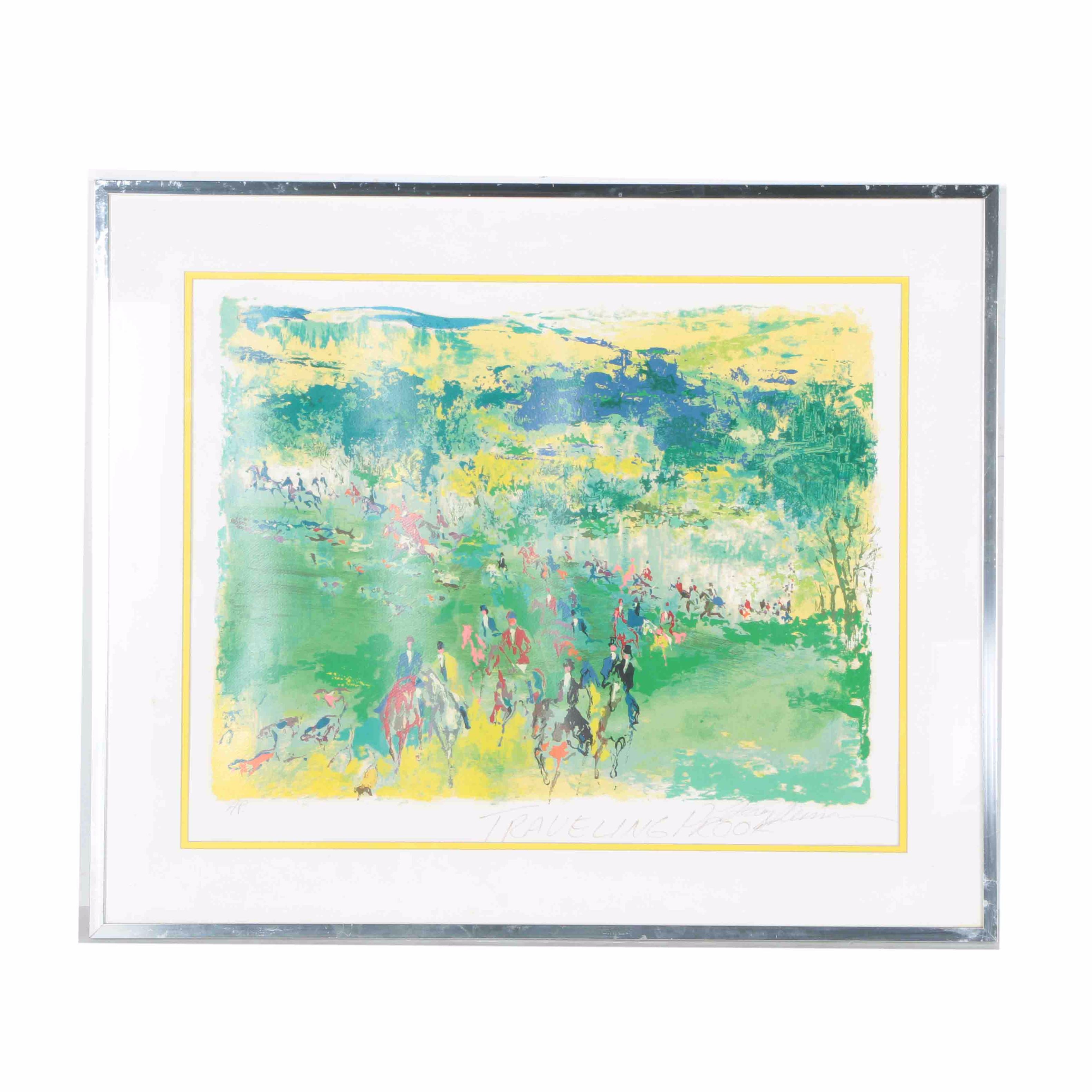 LeRoy Neiman Artist Proof Serigraph "Fox Hunt"