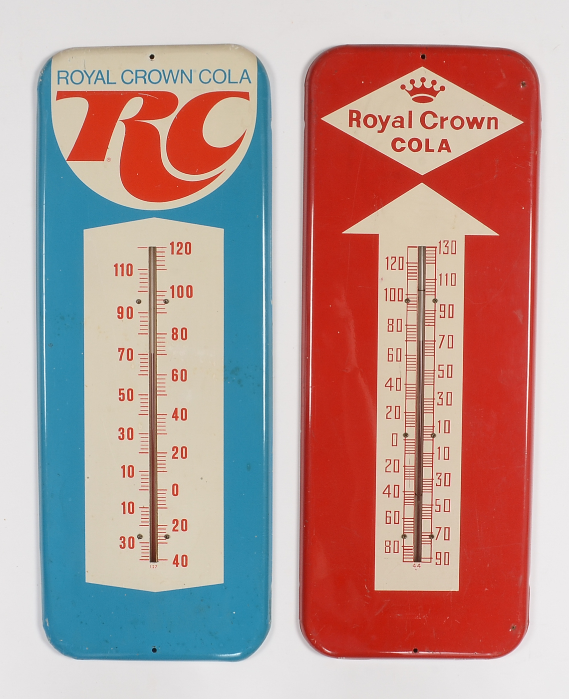 Royal Crown Cola Menu Signs and Thermometers