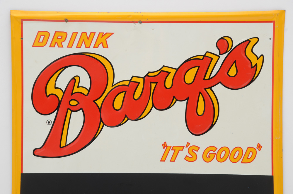 Vintage Barq's Root Beer Advertisement Menu Boards
