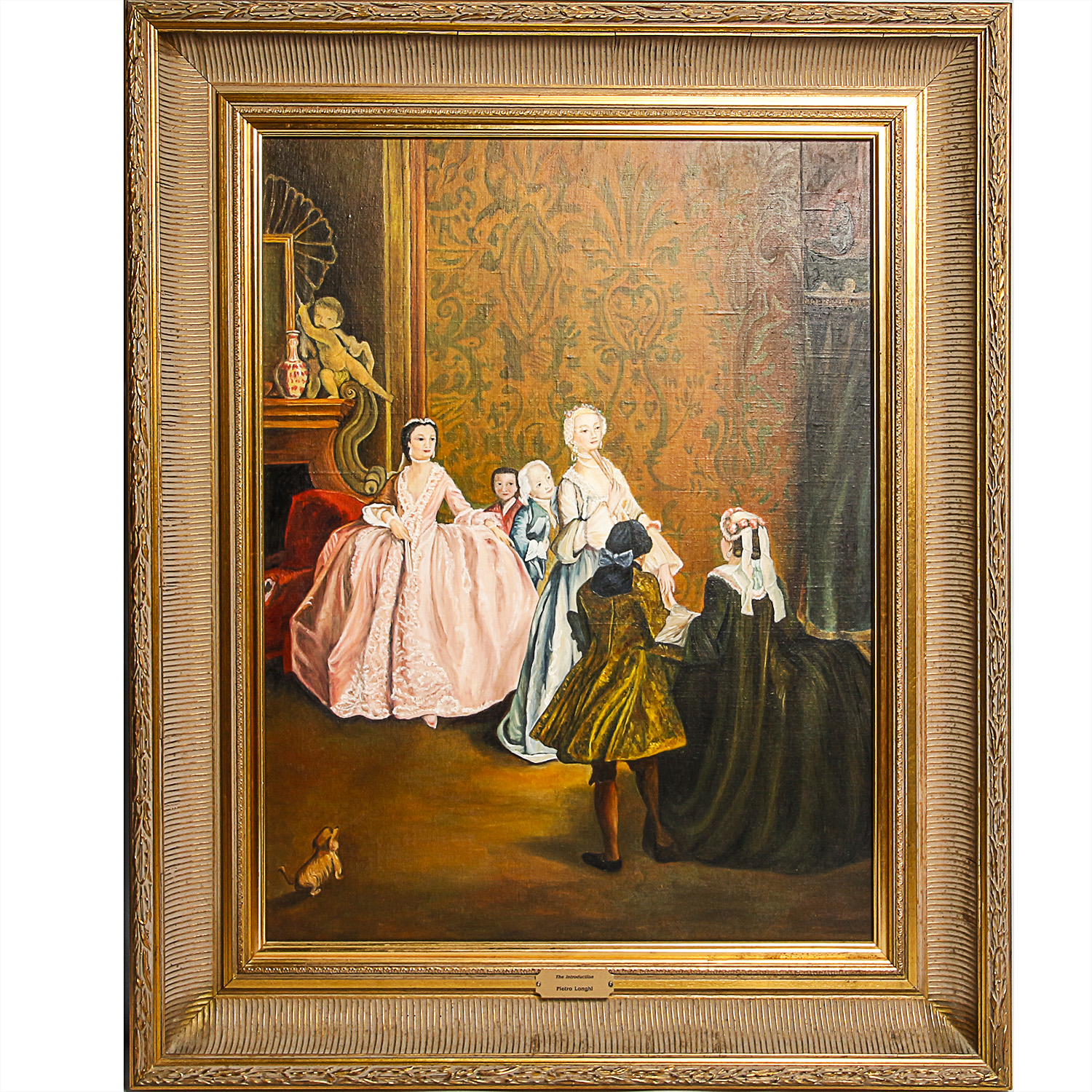 Copy Painting After Pietro Longhi's "The Introduction"