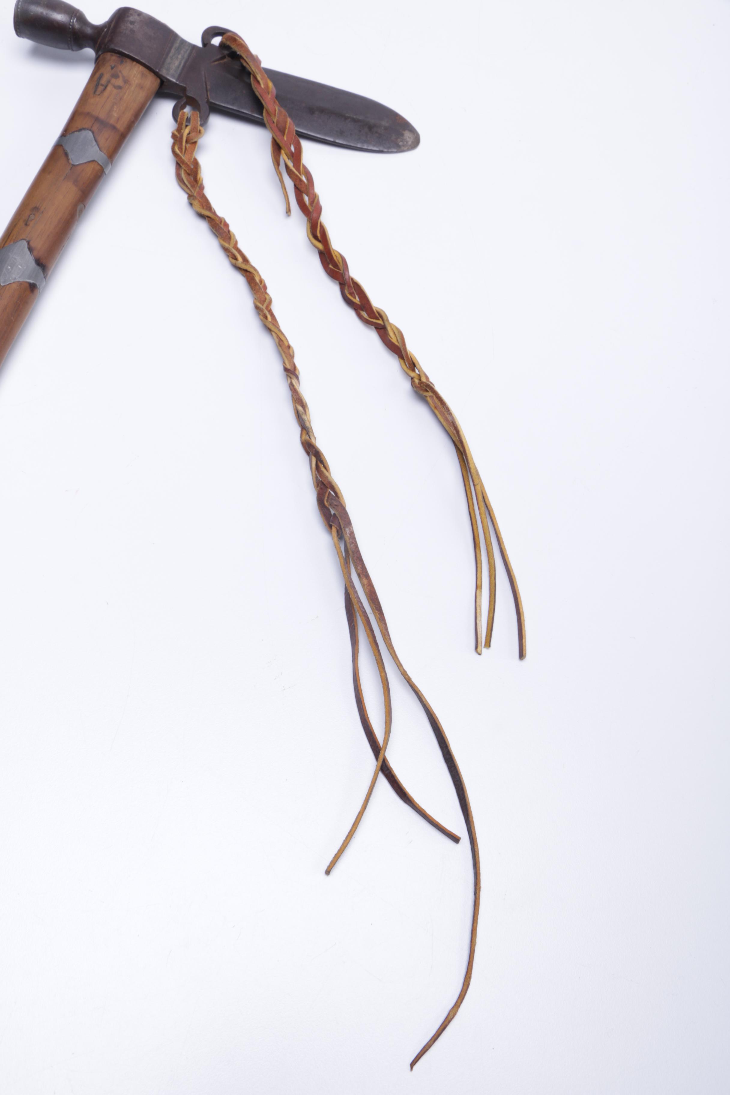 Hand Made Tomahawk and Peace Pipe