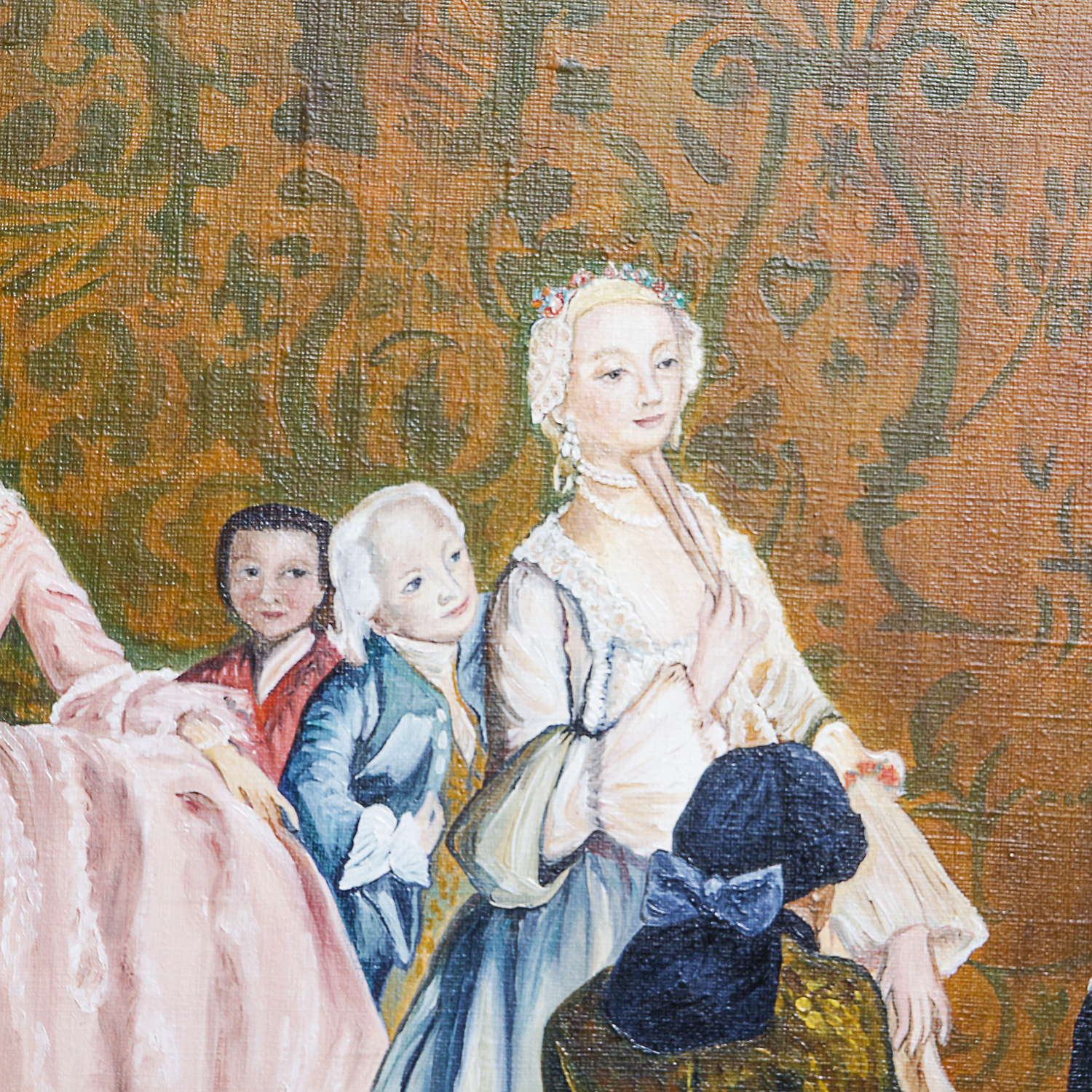 Copy Painting After Pietro Longhi's "The Introduction"