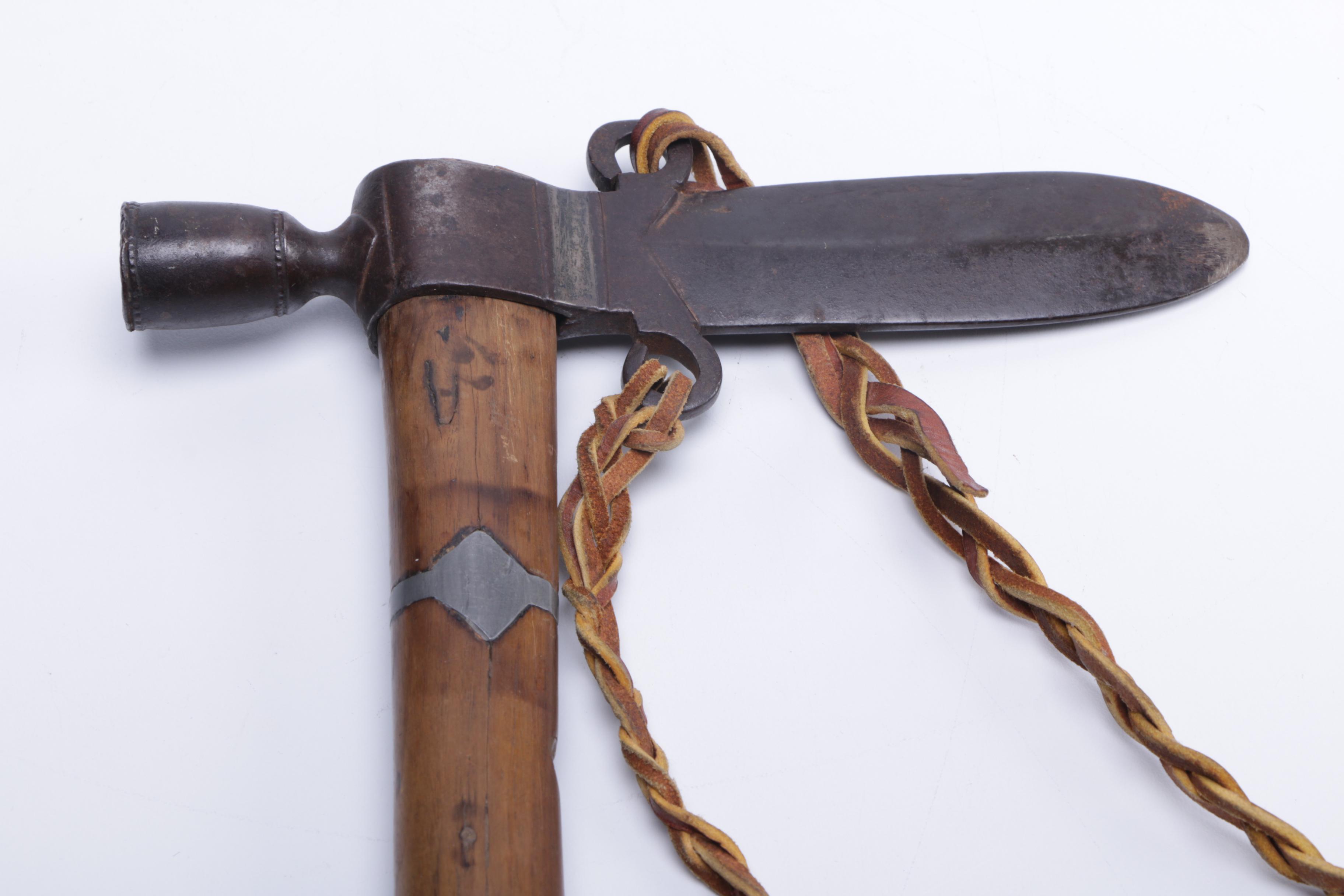 Hand Made Tomahawk and Peace Pipe