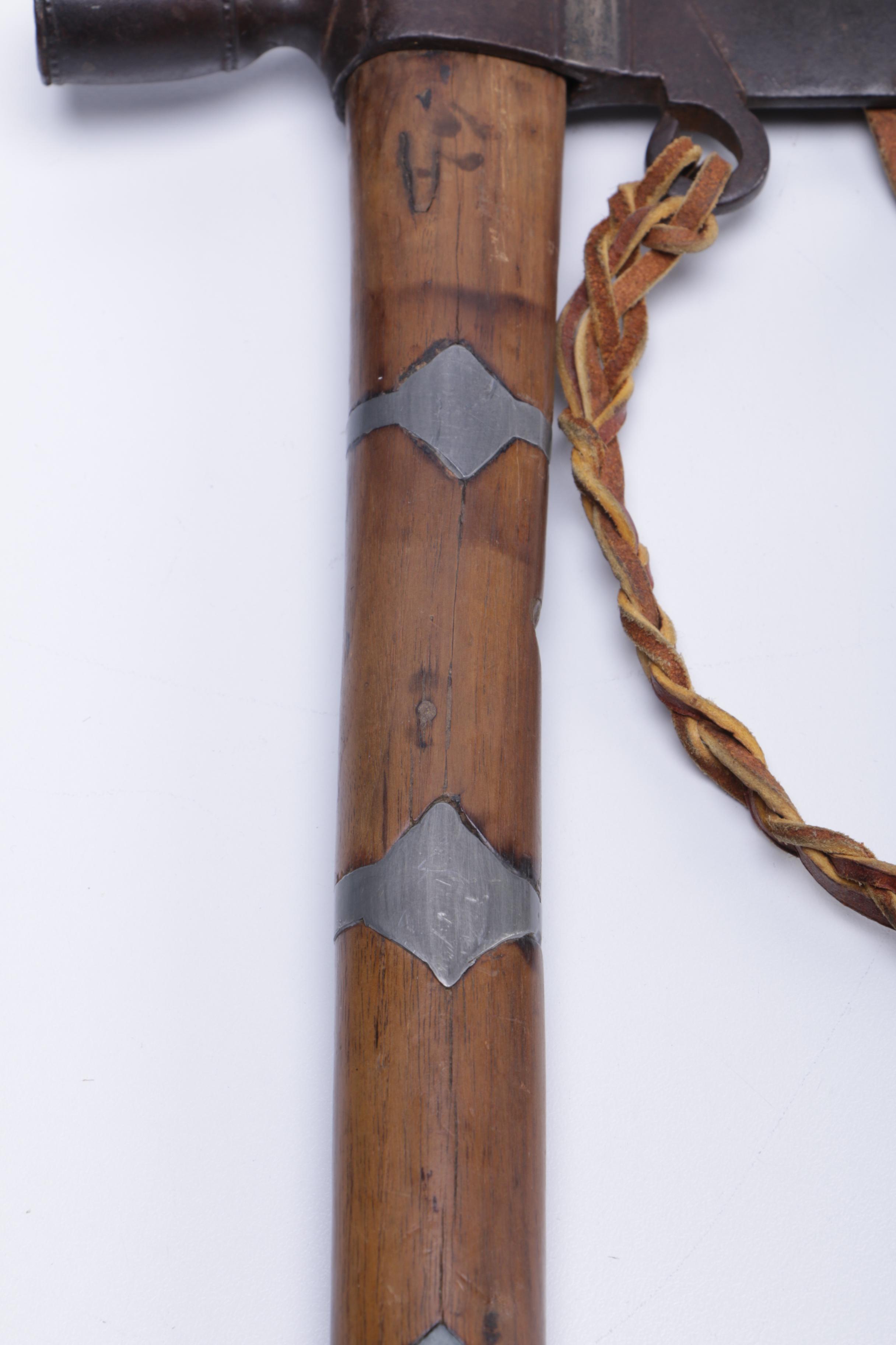 Hand Made Tomahawk and Peace Pipe