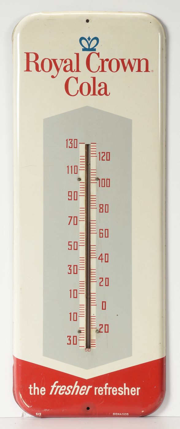 Vintage Royal Crown Cola Advertisement Thermometers