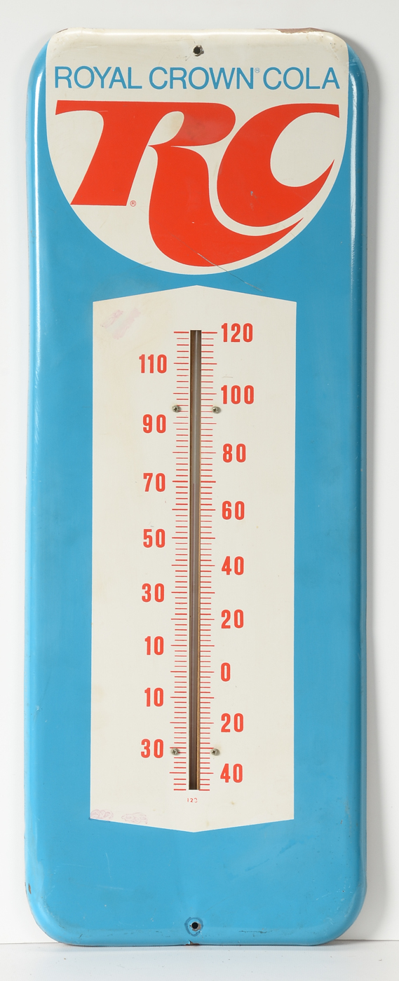 Vintage Royal Crown Cola Advertisement Thermometers