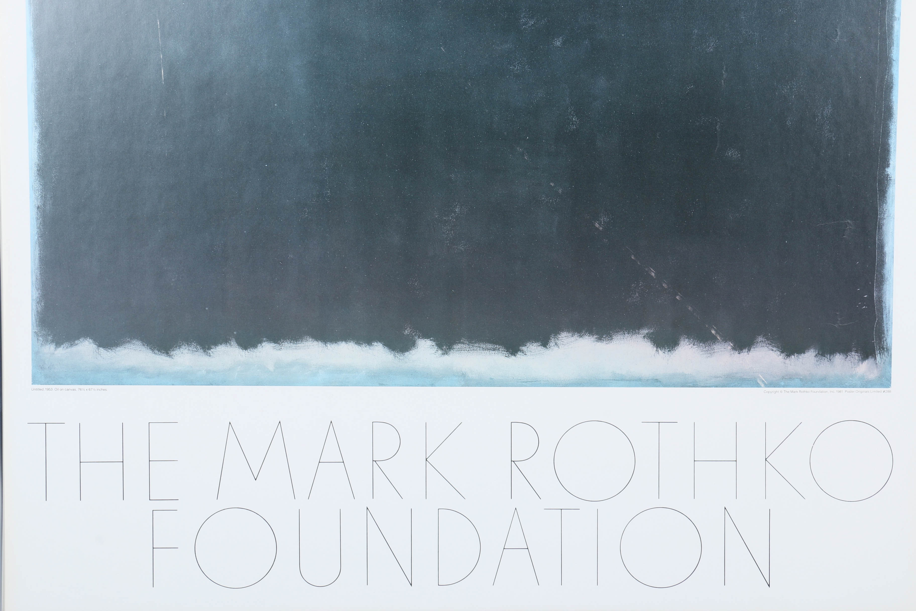 Mark Rothko Foundation Poster