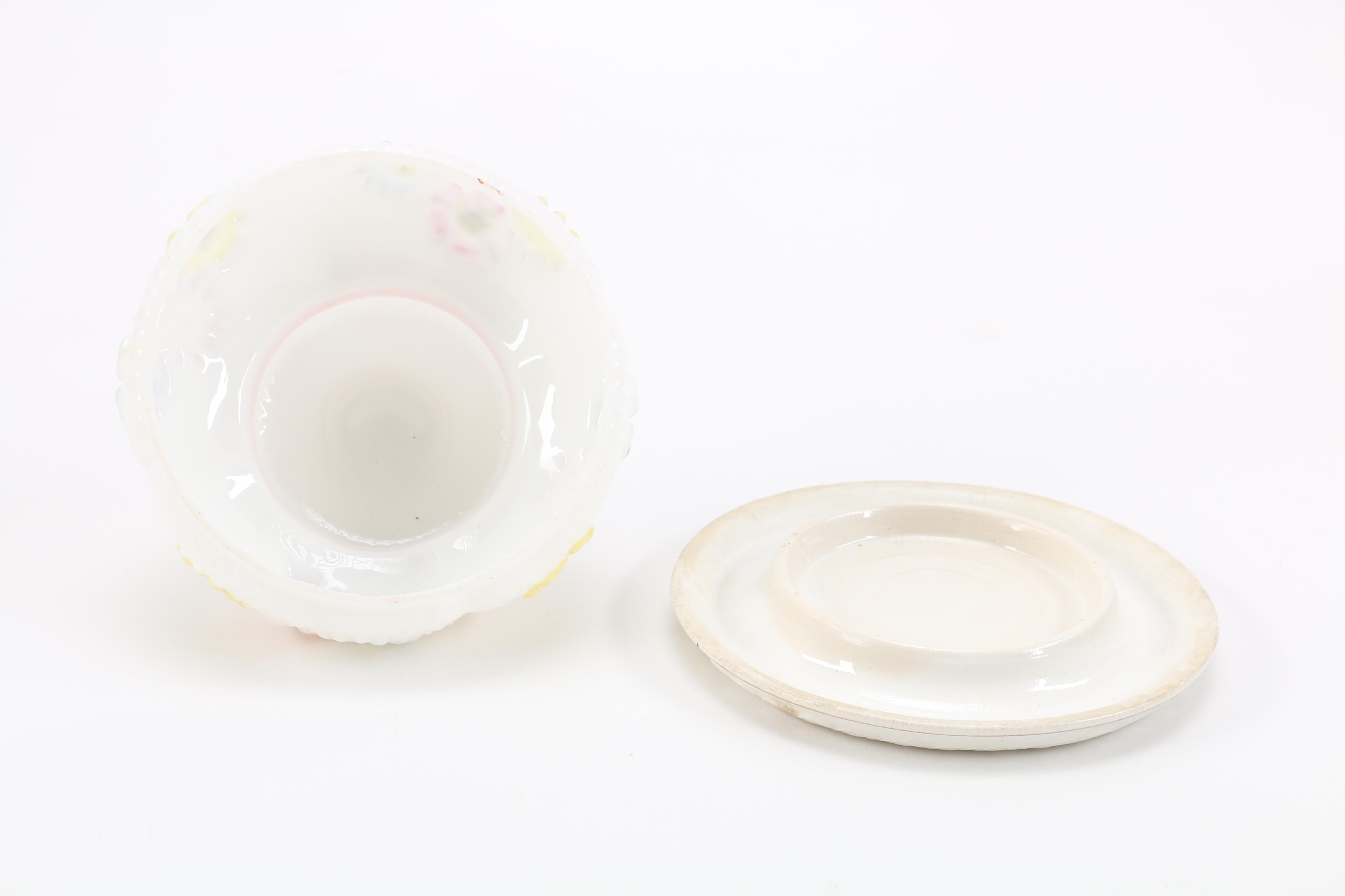 Antique EAPG "Cosmos" Butter Dish