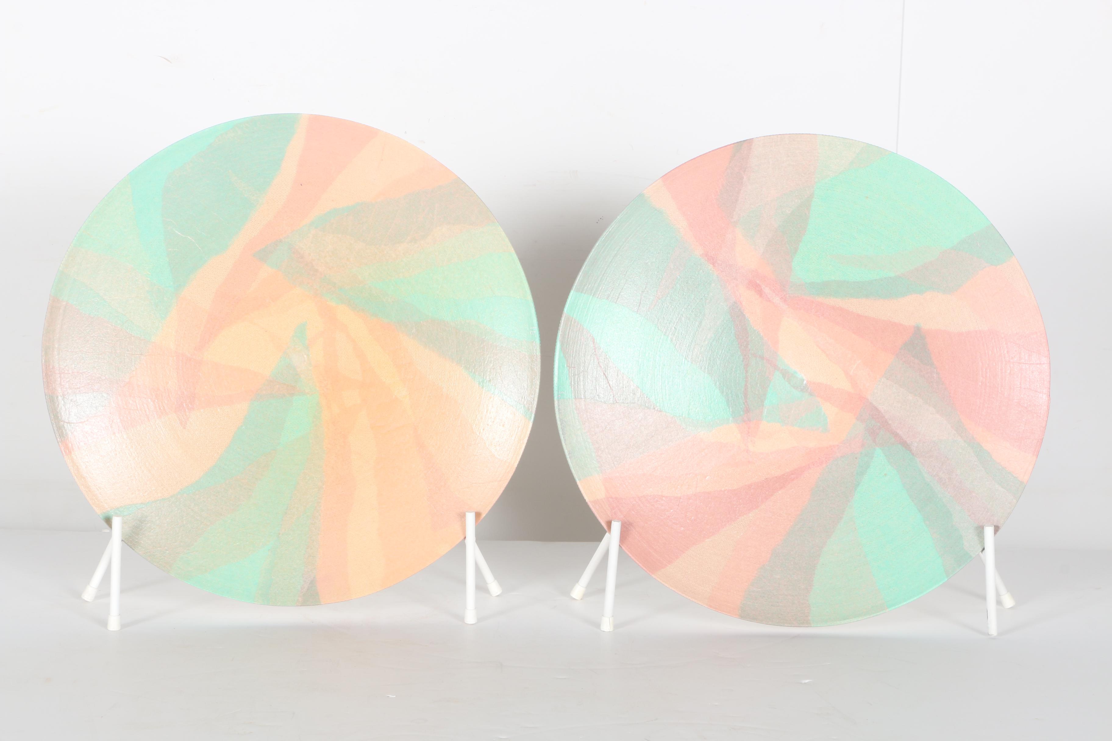 Collection of Signed Sonia Knasin Corrugated Paper Vessels