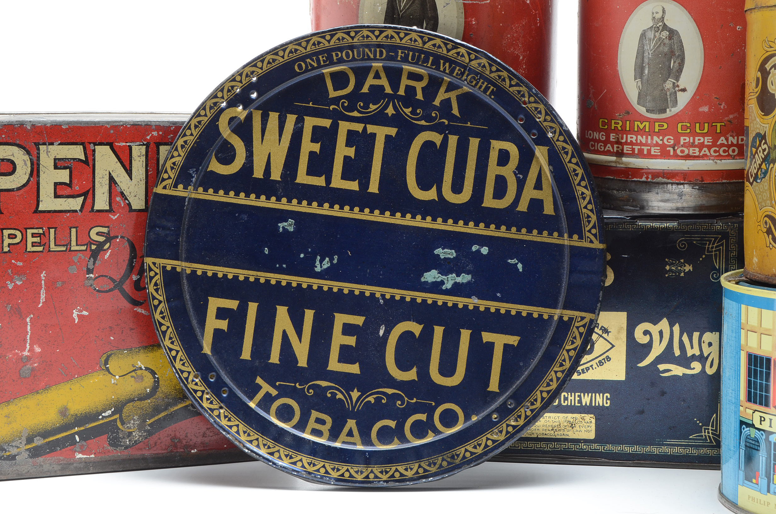 Vintage Tobacco Tin Containers