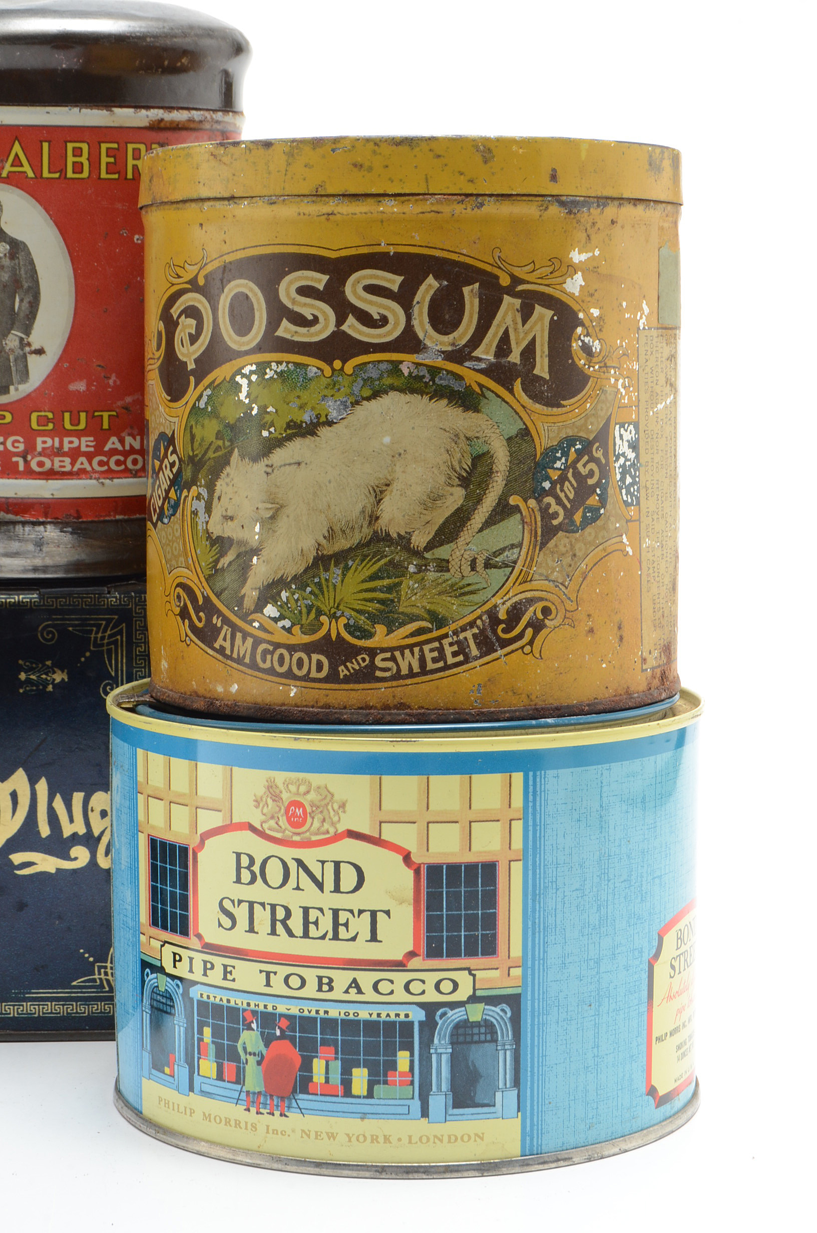 Vintage Tobacco Tin Containers